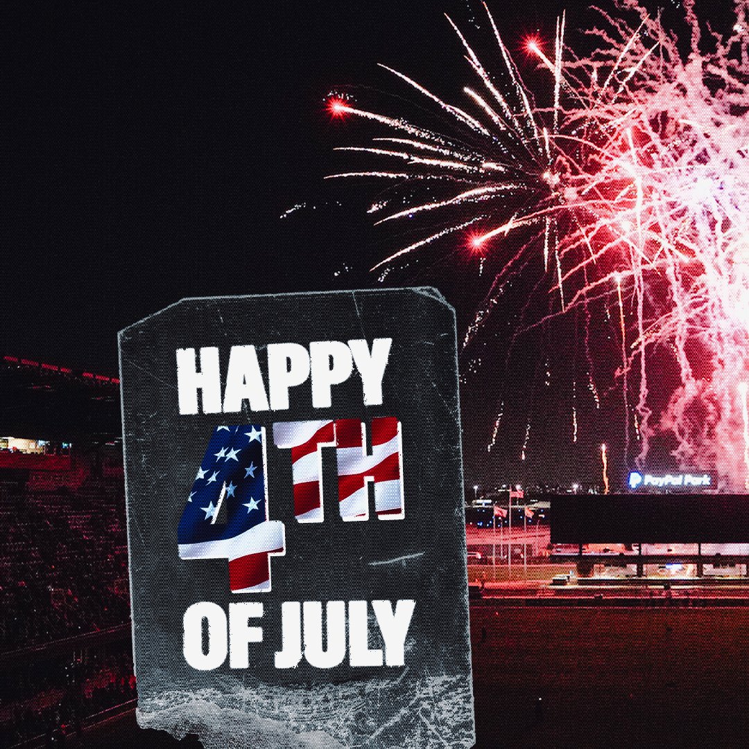 SJEarthquakes's tweet photo. Happy 4th of July, Quakes Fam! 🎇 https://t.co/DEVVWP3oTz