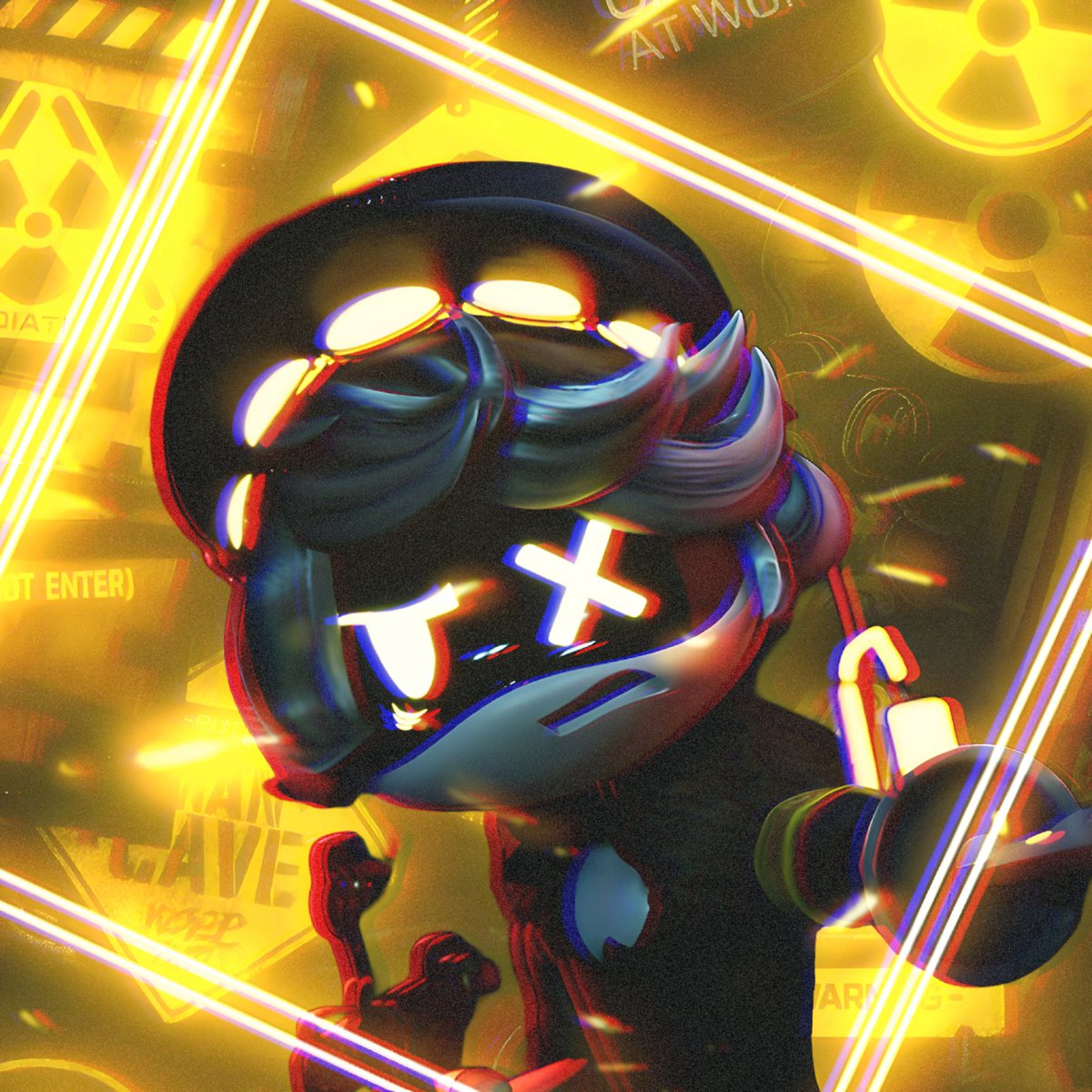 ahhitty's tweet photo. N edit (by me) 
#murderdrones #murderdrone #murderdronesn https://t.co/NKOcLxkoEn