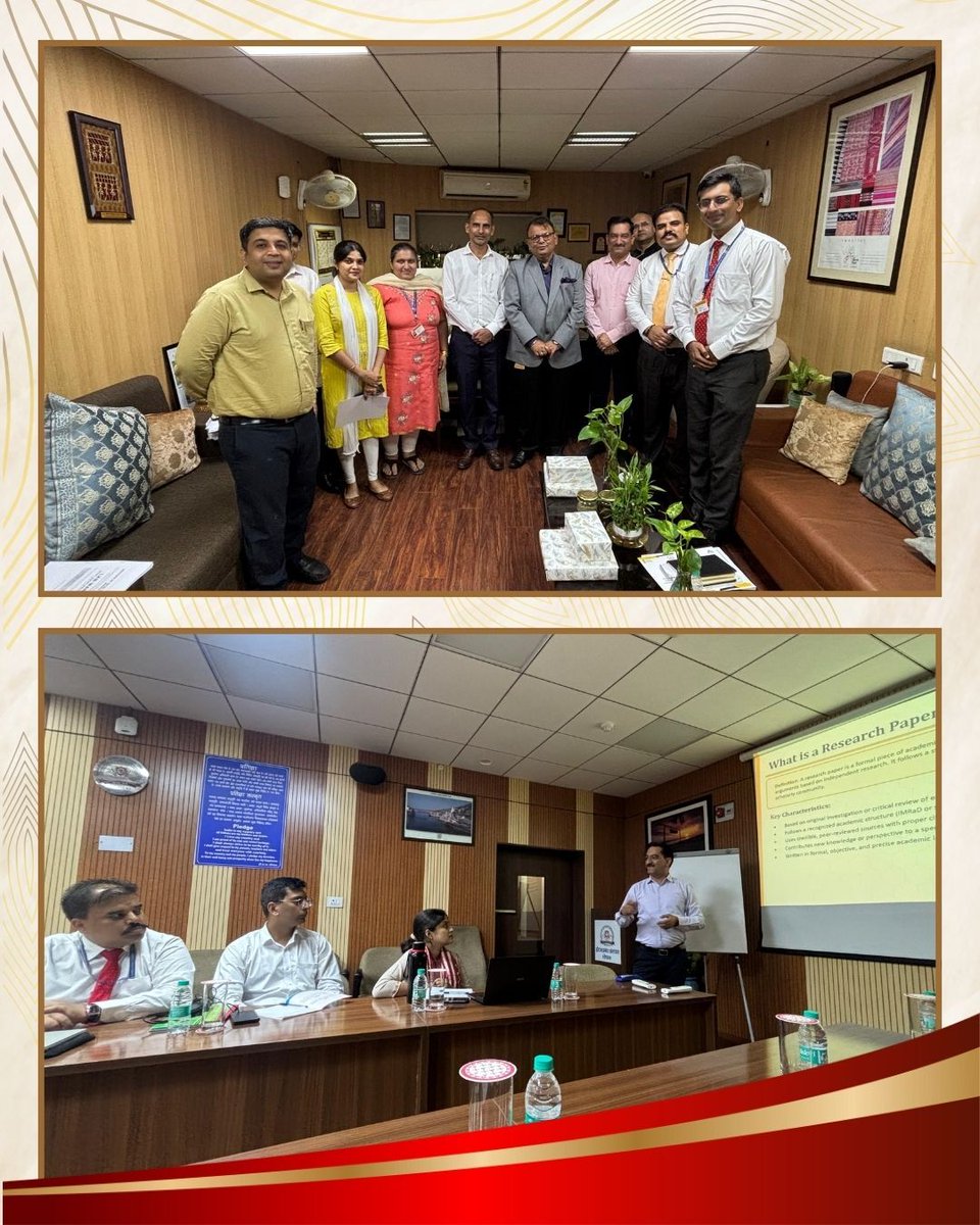 ihm_bhopal1978's tweet photo. Successfully Concluded! ✨
The 4-Day Faculty Development Programme on Research Paper Writing & Publication concluded successfully at Institute of Hotel Management, Bhopal.
#IHMBhopal #Bhopal #FacultyDevelopmentProgramme #FacultyTraining https://t.co/P1cstBYNKA