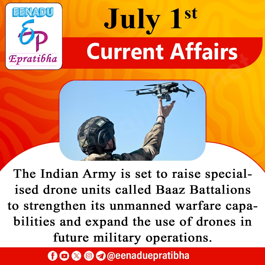 eenaduepratibha's tweet photo. July1st Current Affairs
visit: https://t.co/E16nW9UMrG #ishankishan #Wardrone #GST #SBI #centralgovernmentjobs #appsc #upsc #tspsc #police #ssc #eenadu #epratibha https://t.co/q6iHxUVKrv
