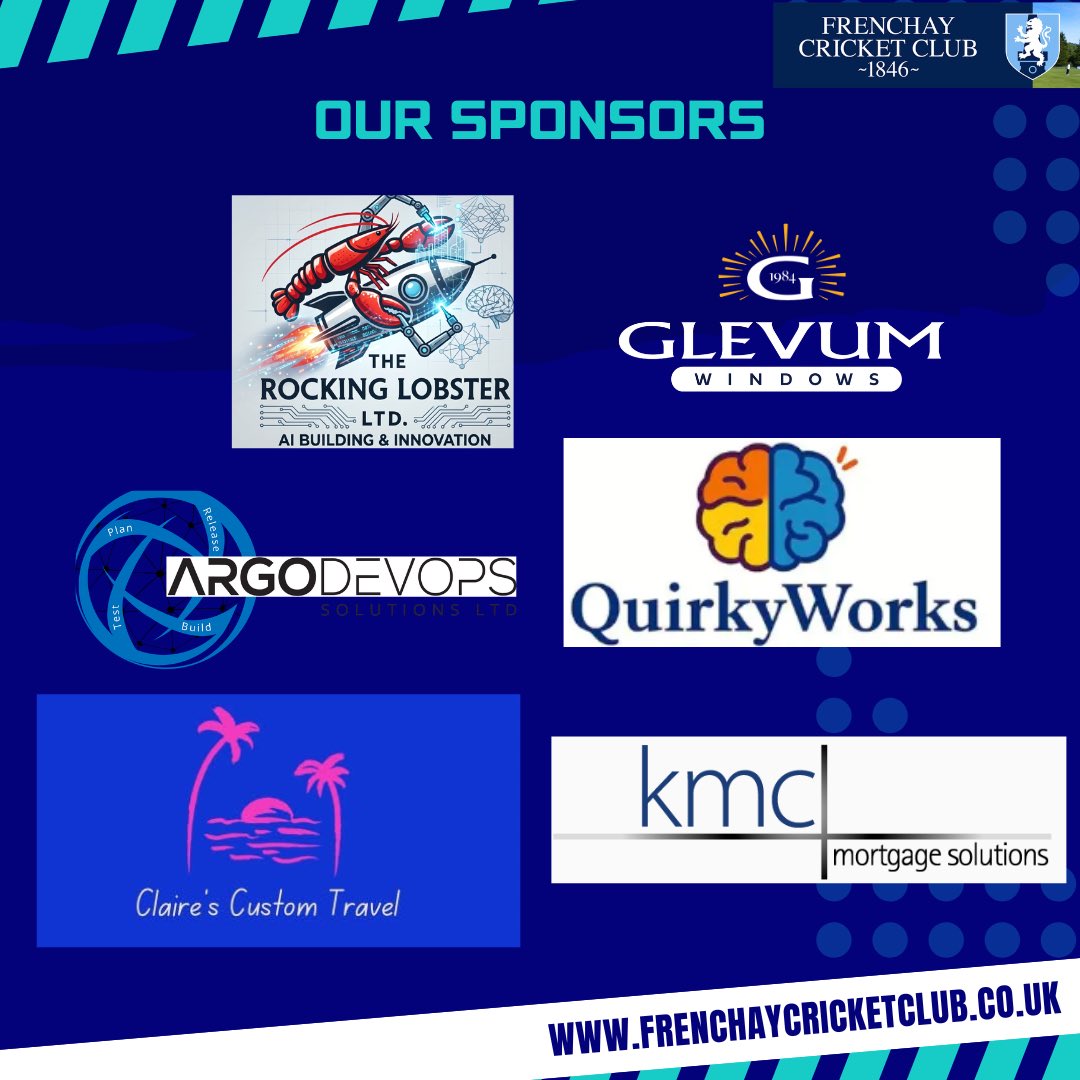 FrenchayCC's tweet photo. Weekend fixtures &amp; teams

Thank you to all our sponsors

 #UTC #upthechay https://t.co/ZhtrNf7Wiy