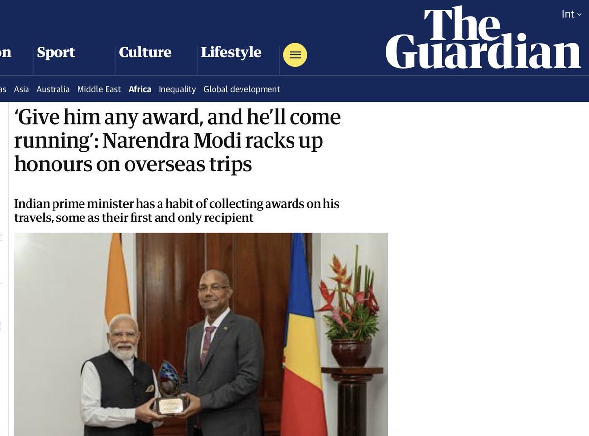 AsianDigest's tweet photo. The Guardian nails Modi on head https://t.co/rfuaqLGyiv