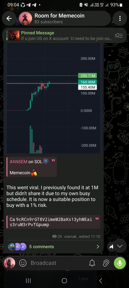 siamxiavi's tweet photo. $ANSEM make 115%🔥 in my call 
Join us https://t.co/9W05R4HCT6 https://t.co/rNBd9KiotX