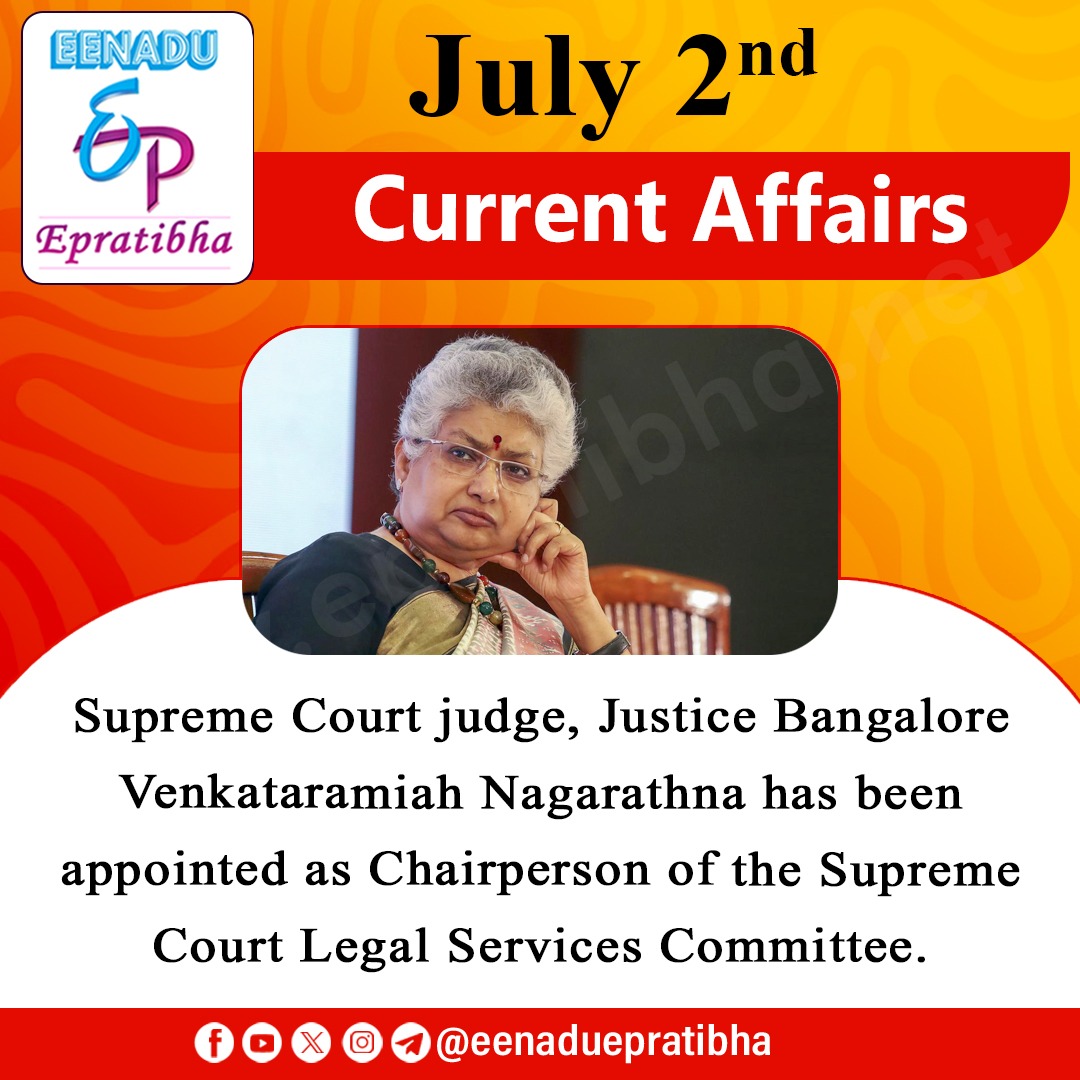 eenaduepratibha's tweet photo. July 2nd Current Affairs
visit: https://t.co/E16nW9UMrG #VBGRAMG #indianarmy #modi #nagaratna #rajamouli #doping #centralgovernmentjobs #appsc #upsc #tspsc #police #ssc #eenadu #epratibha https://t.co/EAfNVujxHg