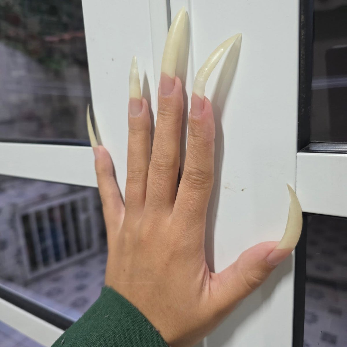 longnailspage's tweet photo. Claws of @Dherly_V 

#claws #scratchnails #clawnails #pointynails #pointednails https://t.co/XAFMiluBQe