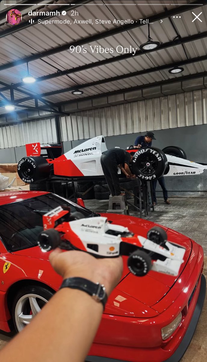 LambeSahamjja's tweet photo. busettt ini beneran cucu soeharto beli mobil f1 buat pajangan? https://t.co/tlZpqhdWcp