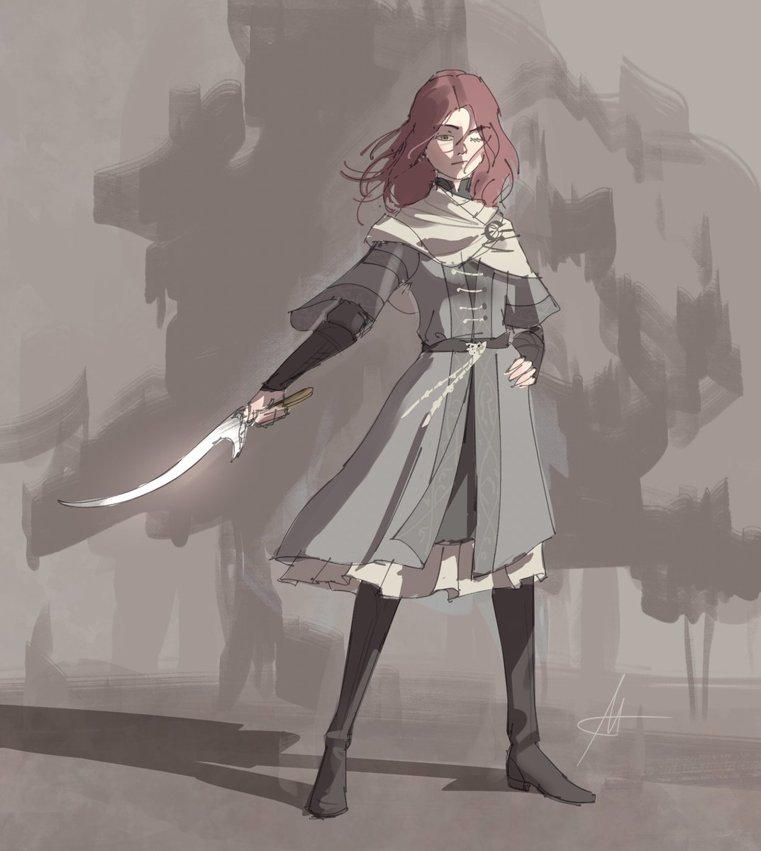MoonLitInsight's tweet photo. Doodle of the best un-tarnishedless maiden

#ELDENRING #Melina https://t.co/D0P5TXRuJt