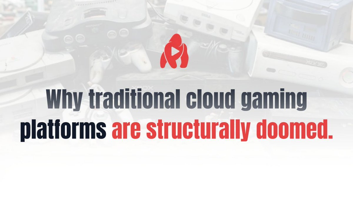 walter___gg's tweet photo. Why traditional cloud gaming platforms are structurally doomed to fail. 🧵 https://t.co/N45yCrnC5h