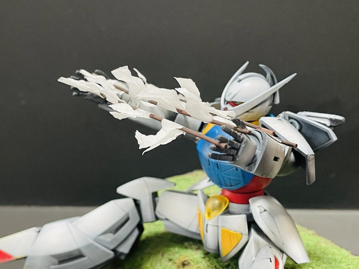 oojiro144's tweet photo. 洗濯ターンA、完成です✨

作品名「ディアナ奮戦」

百均素材と各種テクスチャーで
1週間でのお手軽ヴィネットです😙✨

ターンAを象徴する「風」にまつわるシーンを再現できて感無量🥹

ロランとディアナ様は、目を細めてみてね🌝

使った材料などはリプ欄へ👇 https://t.co/7n5D0Hyha5