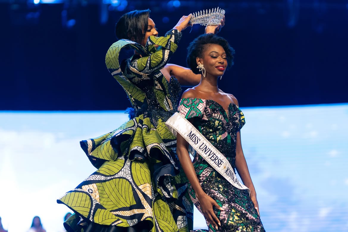 GomaFleva's tweet photo. #Culture 🇨🇩 #Mode | Jessi Kalambayi couronnée Miss Univers #RDC 2026, Kinshasa décroche la couronne nationale

https://t.co/BFO0rbyw4V https://t.co/km28V1Q9t3
