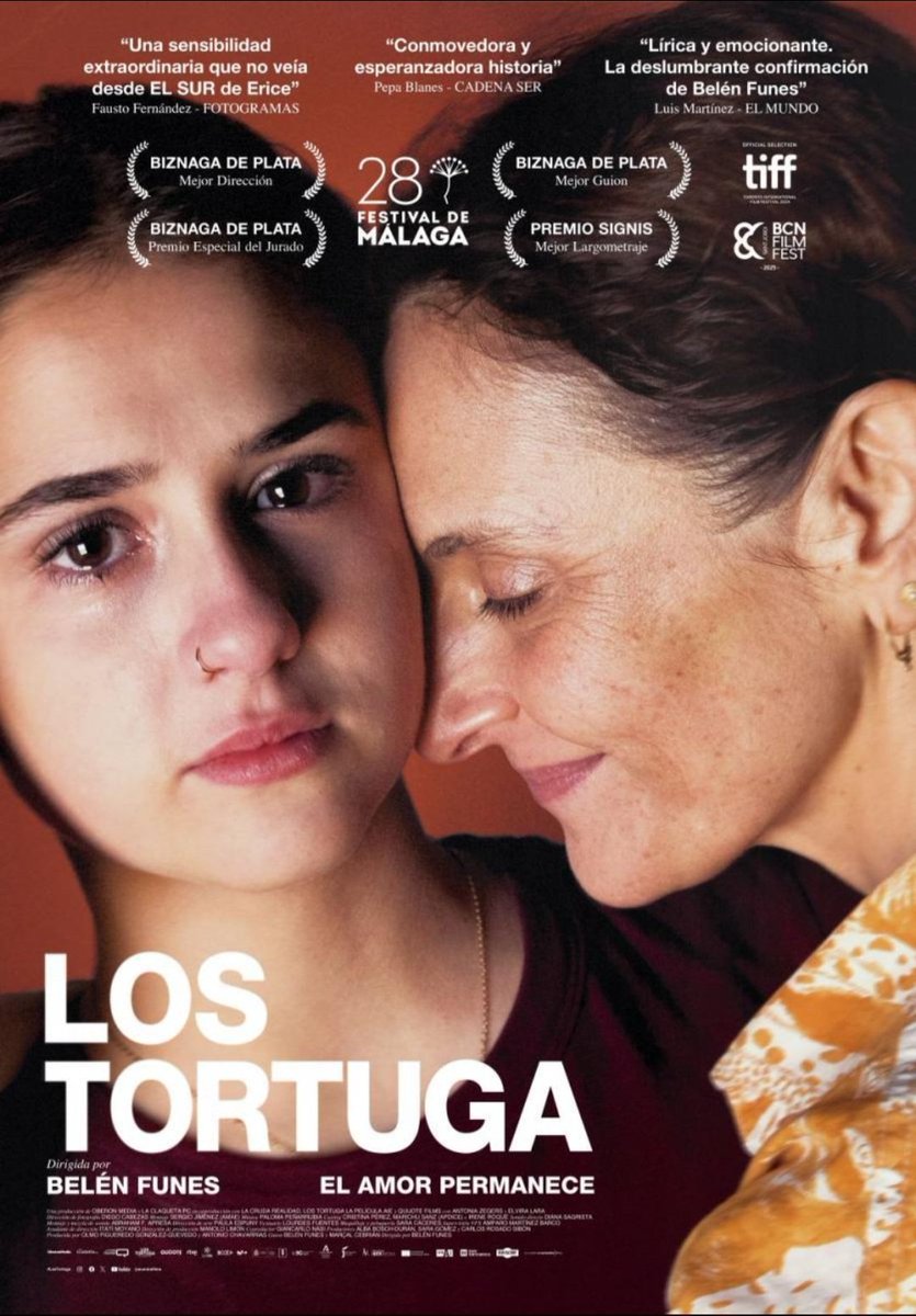 celuloideconalm's tweet photo. Hoy a las 20:00h la @filmotecacat, dentro del programa "LaRepesca! 2026", nos trae el #drama #LosTortuga de la directora catalana #BelénFunes sobre Anabel, una joven de 18 años que vive con Delia, su madre, taxista chilena emigrada al barrio de #Collblanc hace veinte años. https://t.co/Ijpn7Uc1w0