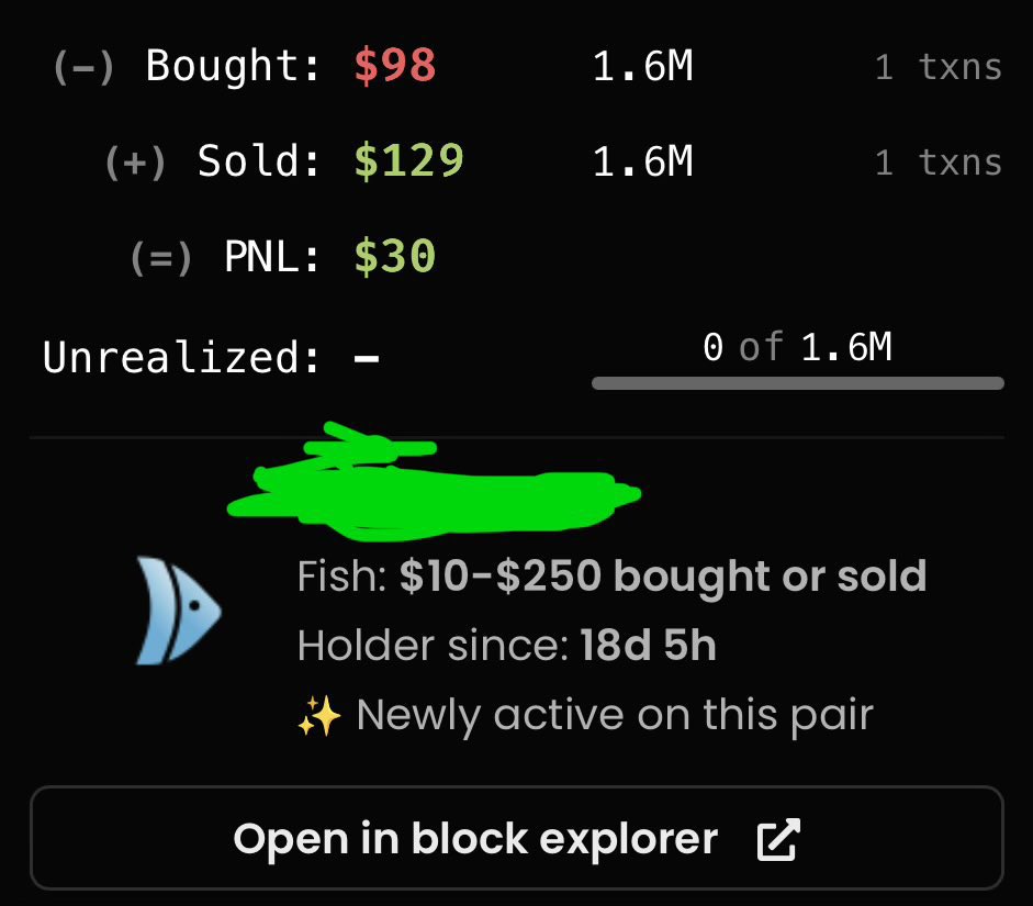 MemeCoinStats's tweet photo. This is the difference between patience and taking profits too early.

 $98 in solana:9cRCn9rGT8V2imeM2BaKs13yhMEais3ruM3rPvTGpump was sold for a $30 gain.

Today, that same bag would be worth over $579,000.

#memecoin #crypto https://t.co/1JtOQFrsij