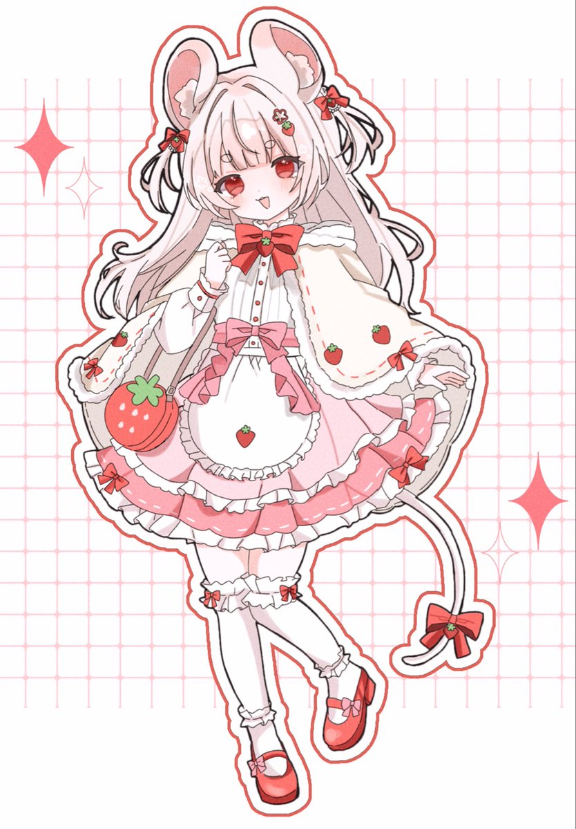 rnrn__000's tweet photo. 初のOCちゃん🐁🍓 https://t.co/7AMCV8hnJO