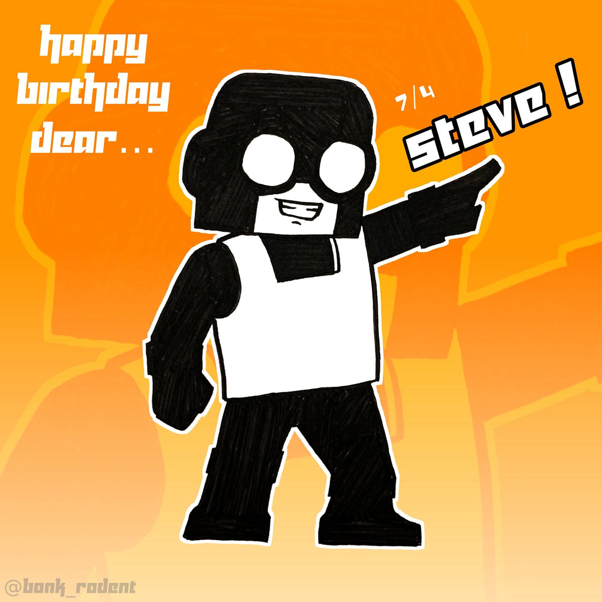 bonk_rodent's tweet photo. #tankmen #tankmensteve
Happy Brithday dear STEVE https://t.co/SI187QvuN0