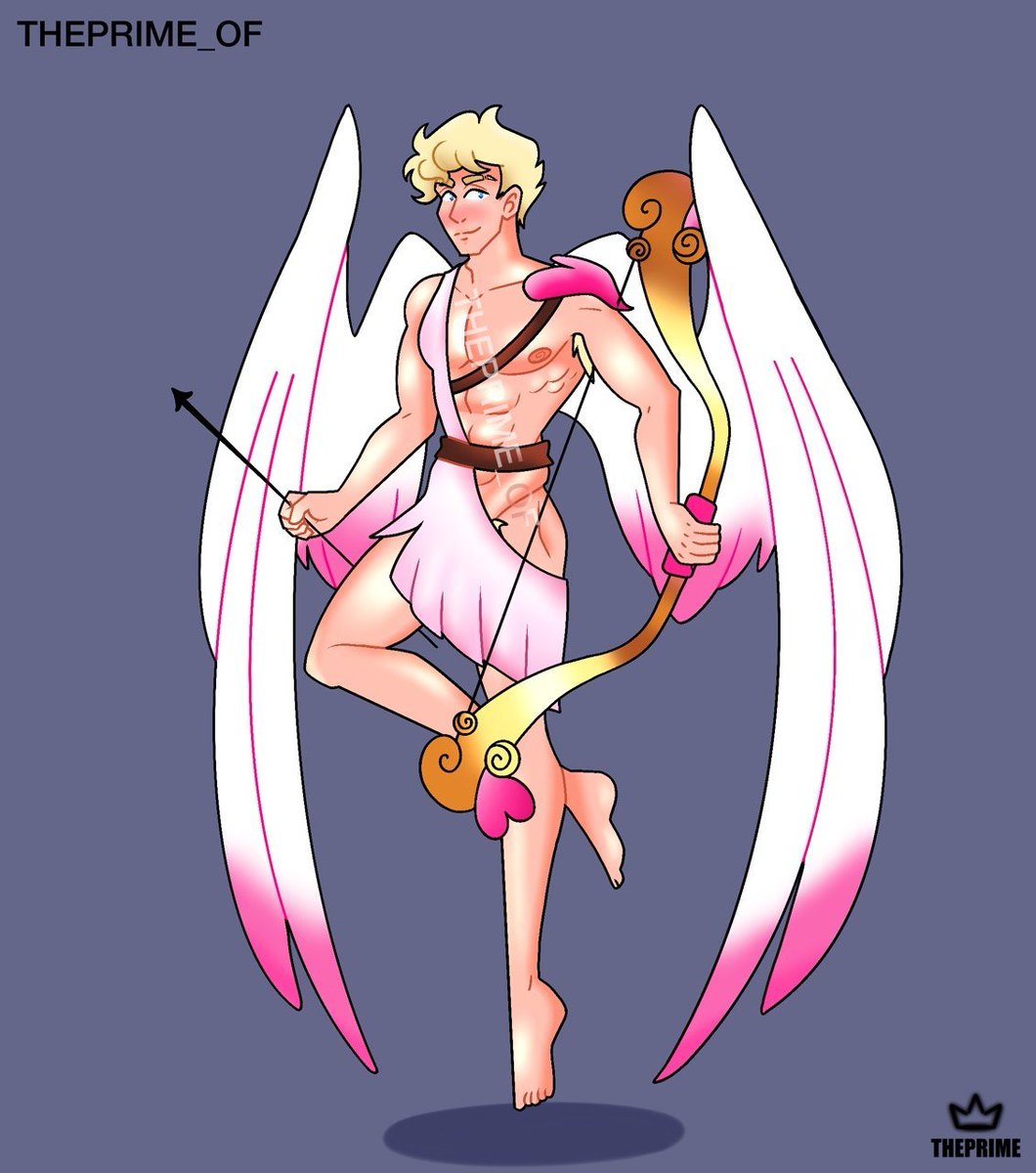 THEPRIME_OF's tweet photo. Cupido 🪉 

Será que le quitamos la túnica? 

#NSFW #Bara #baraart https://t.co/rLS35EpvhC
