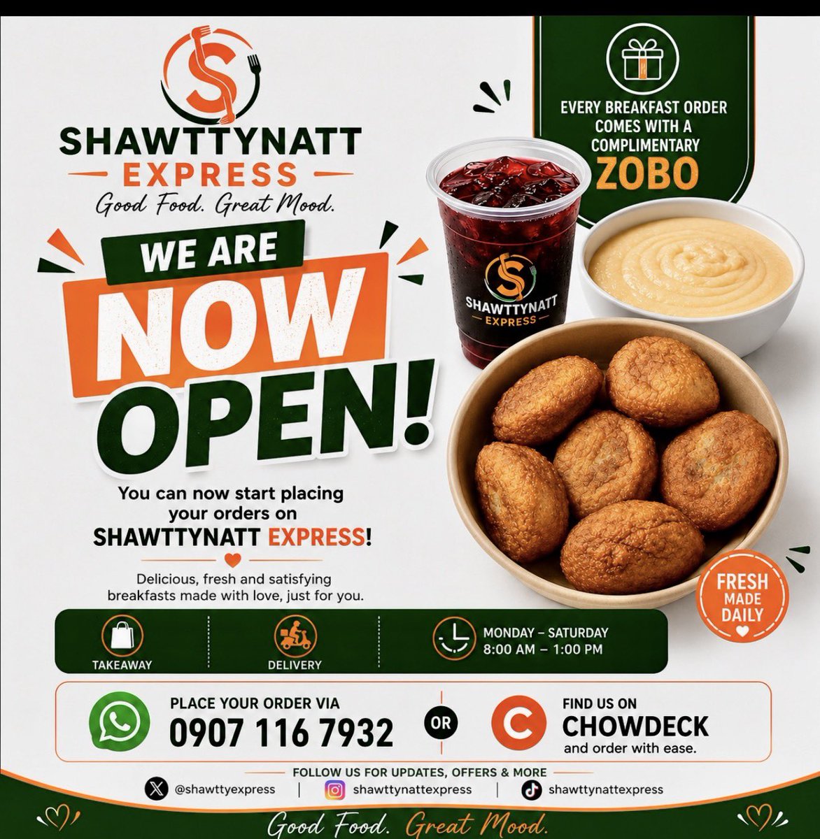 Shawttyexpress's tweet photo. We are now open!!! https://t.co/JBeHcIsrnT