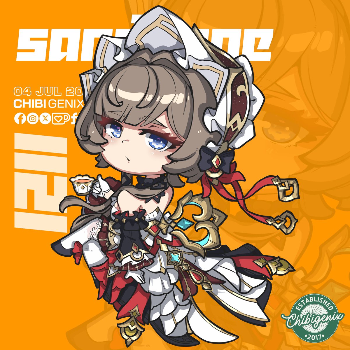 CHIBIGENIX's tweet photo. 1121: SANDRONE

⚙️👧🏻

#fanart #chibi #GenshinImpact #digitalart #sandrone https://t.co/sswjQKb8Hz