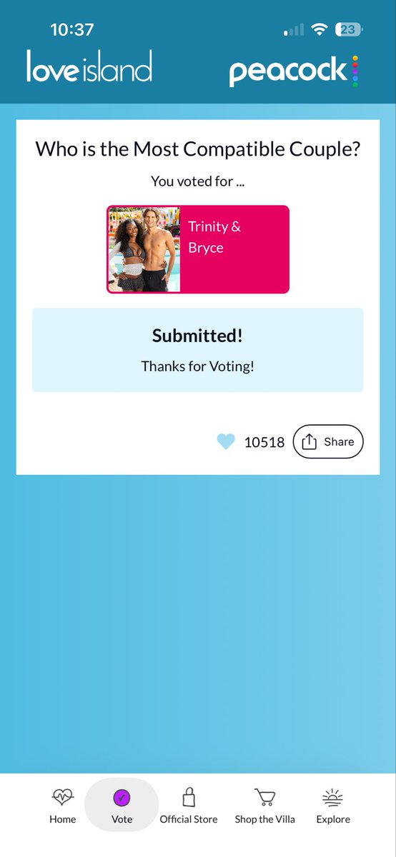 catxmitch's tweet photo. @rreenaissance plus i got my roommate onto LI and he votes how i vote. our second pick is Carl and Aniya but we are Brinity loyals till the end. if there's one choice, it's always Brinity https://t.co/MEJZKtpdcZ