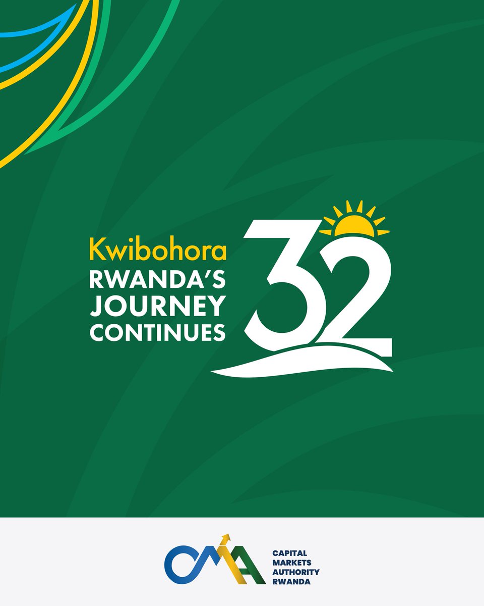 CMARwanda's tweet photo. #CMARwanda wishes all Rwandans and friends of #Rwanda a happy 32nd Liberation Day.

Today, we celebrate Rwanda’s Liberation Day and honour those who sacrificed their lives and continue to work tirelessly towards our country’s progress.

Rwanda’s journey continues.

#Kwibohora32 https://t.co/5djH9PtQEi
