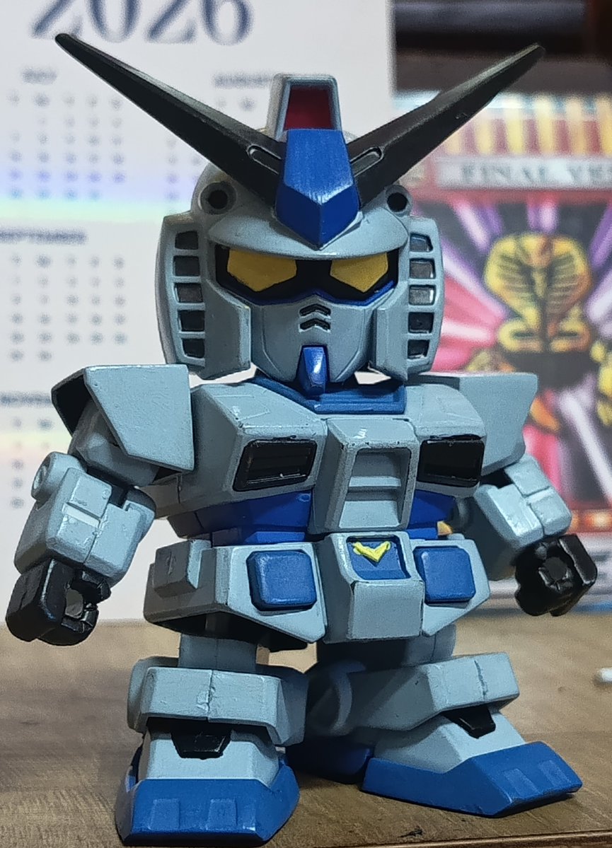 CngMinhHunh2's tweet photo. Hand painted SD full armor Gundam https://t.co/Kv8R0bt4hj