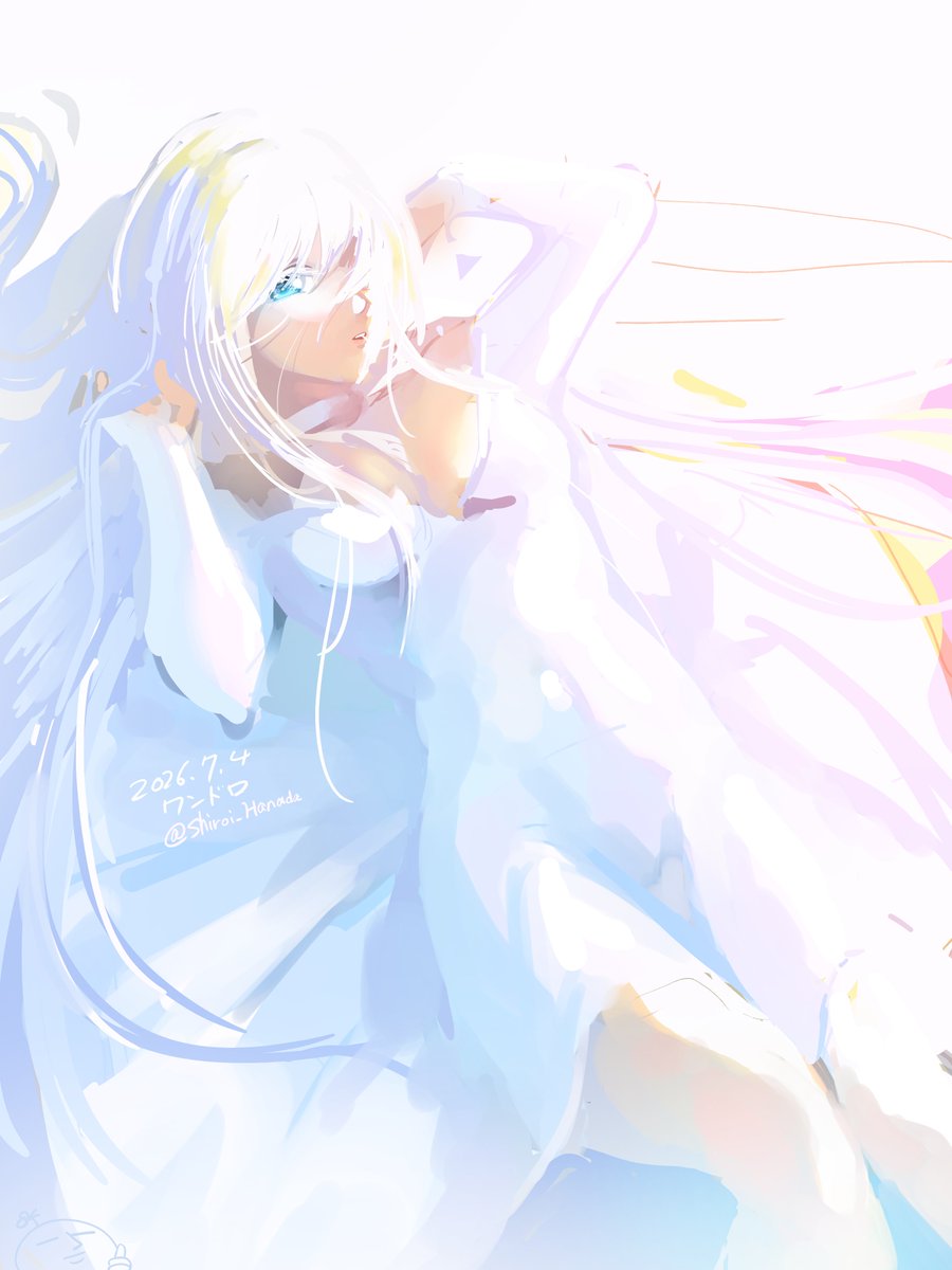 Shiroi_Hanada's tweet photo. ワンドロ #9 https://t.co/m7cwGwnnLl