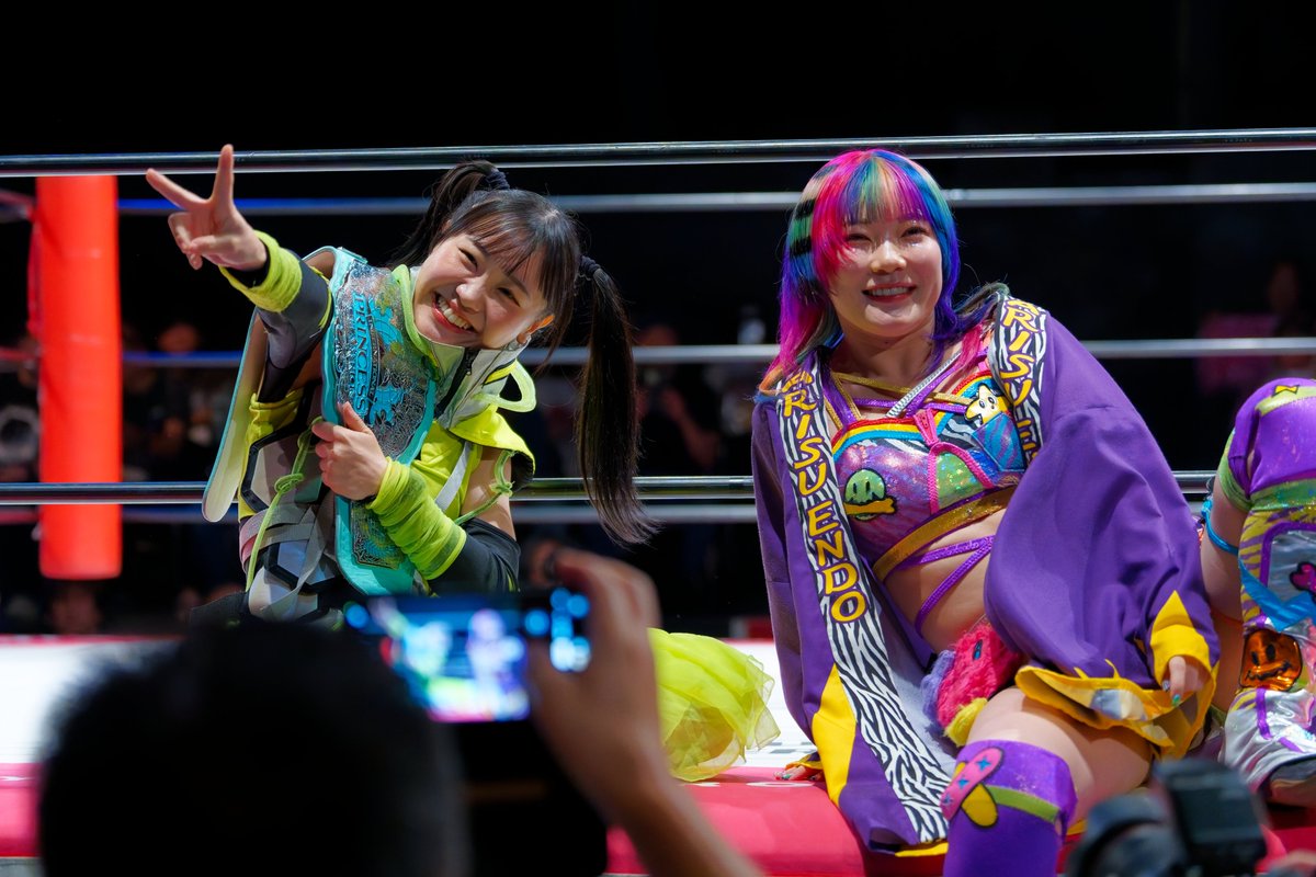 di_zhy's tweet photo. 2026.7.4 新木場1stリング

#tjpw #鈴芽 #遠藤有栖 https://t.co/XumcteFvsH