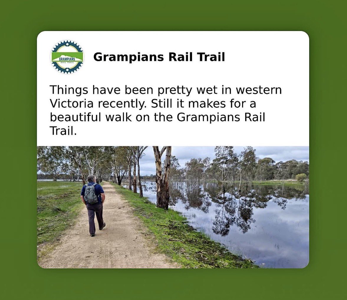 tweeter_vee's tweet photo. #railtrail #Grampians #Gariwerd https://t.co/TCBP9qJu6k