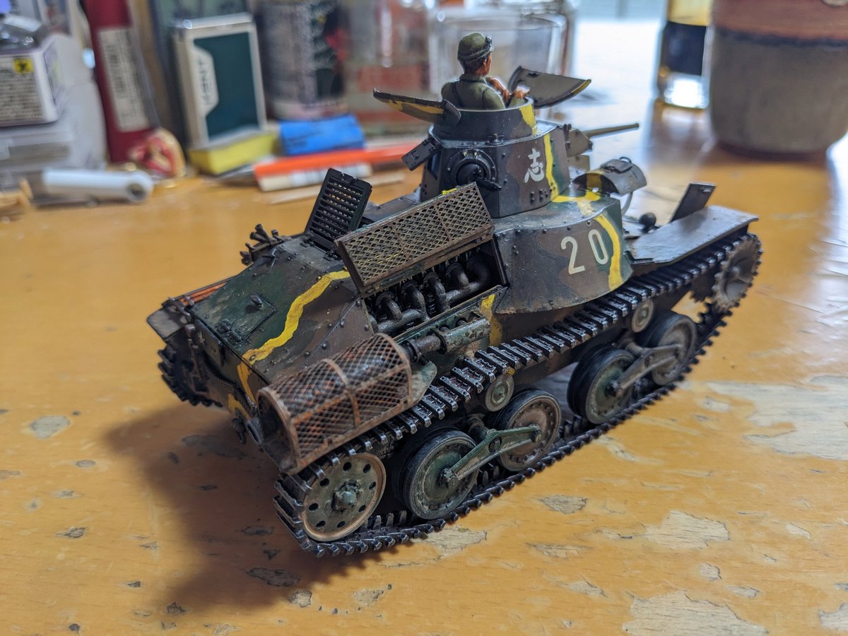 kinoppy1968's tweet photo. 1/35 95式軽戦車
完成とします。

Type 95 Light Tank .
Completed ! https://t.co/xRPmp4iFP0