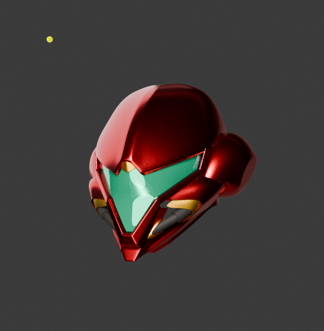 CaptainDoge1's tweet photo. Decided to throw my hat in the ring and design my own Samus 3D model. 

Still very wip and I've only got the helmet blocked out, but it's going smoothly so far. The design takes inspiration from Dread and SR along with the amazing designs from @Noababoa and @MaxIsDrawing. https://t.co/pnof5fgTh9