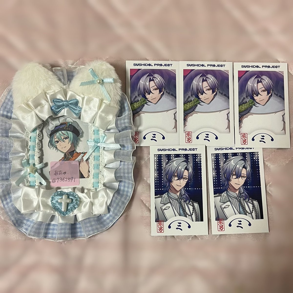 736259l's tweet photo. 【交換】にじさんじ エイプリルフール 紫男 寿司ドル SUSHIDOL PROJECT チェキ風カード

求▶︎🆔の方(同異種◎)
譲▶︎画像

郵送での交換希望
気軽にお声がけ下さい🍀 https://t.co/83PRDgFxA4