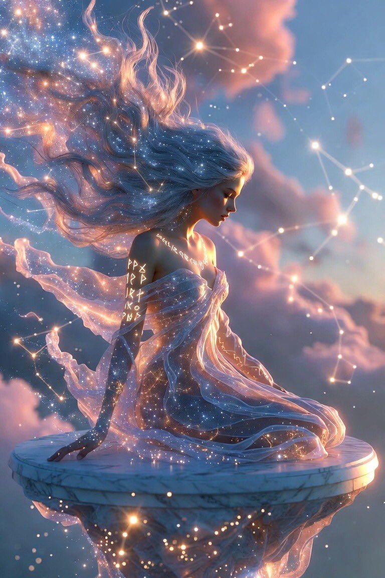 Jotrade2's tweet photo. Lost in the dream weave ✨ This ethereal Dreamweaver guards the stars themselves. Who else feels the pull of forgotten constellations?
#AIArt #DigitalArt #Dreamweaver #FantasyArt #MidnightAesthetic #SurrealArt https://t.co/blemxOKBIF