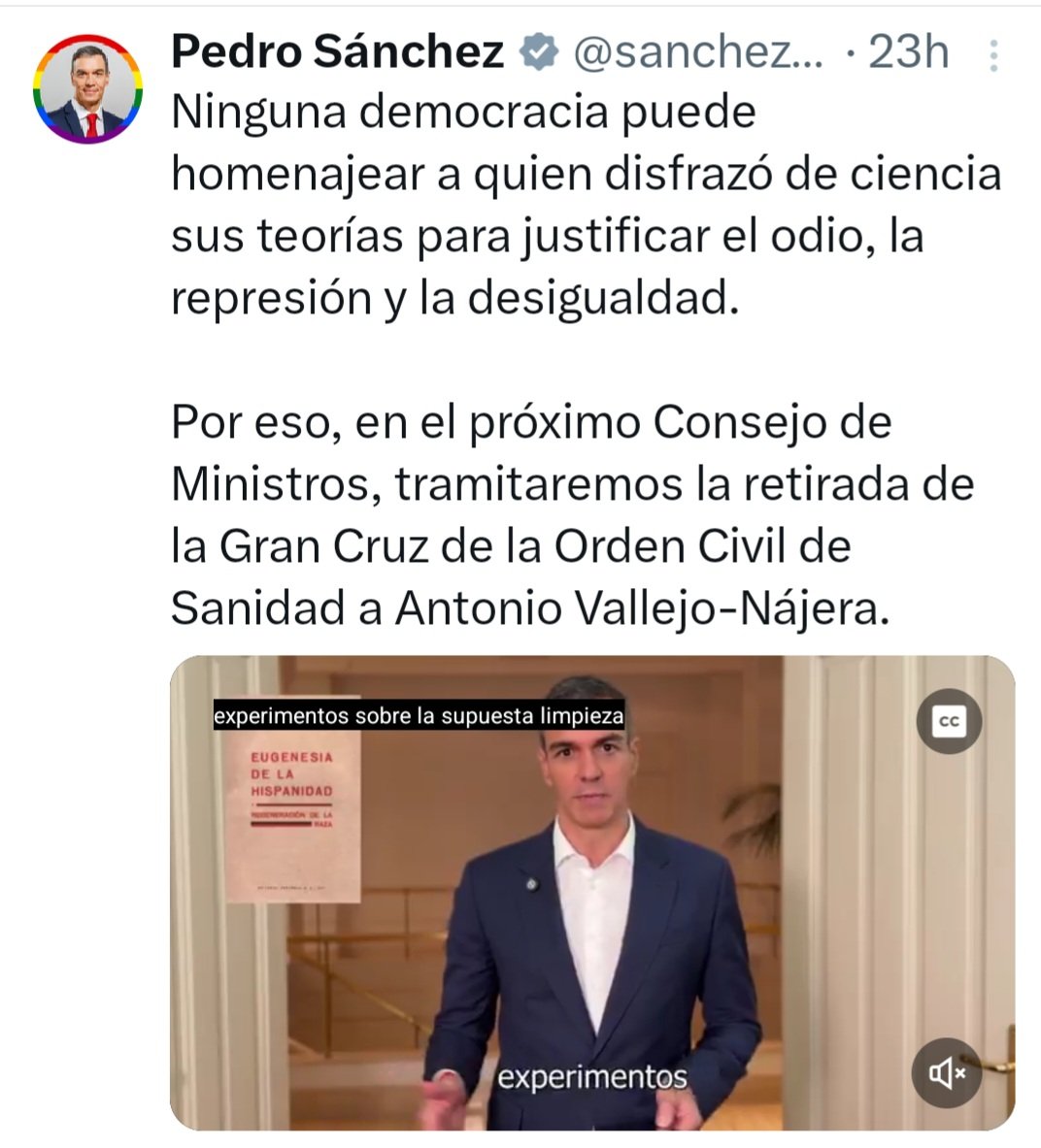 pablogranleb's tweet photo. El psoe funambulista. Ora homenajea a franquistas, ora les retira condecoraciones. Sin despeinarse. https://t.co/QdfVOVE9uZ