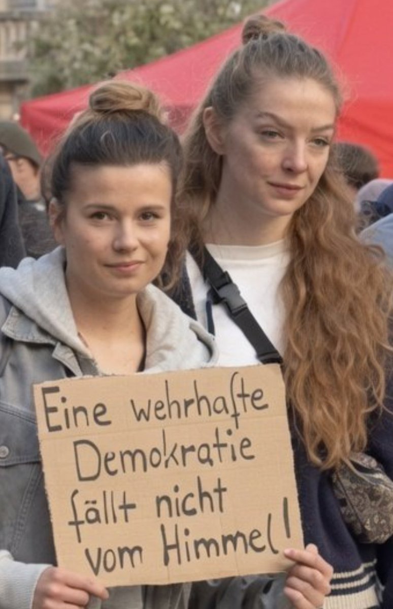 jreichelt's tweet photo. Die verdösten Gesichter des Widersetzen-Tiefschlafs. Luisa Schlafbauer und ihre Sandmännchen-Freundin. https://t.co/cXRo0b25fH