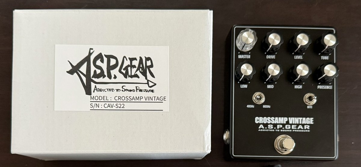 A.S.P.GEAR CROSSAMP VINTAGEをお選びいただき光栄です！！ ぜひノイズ