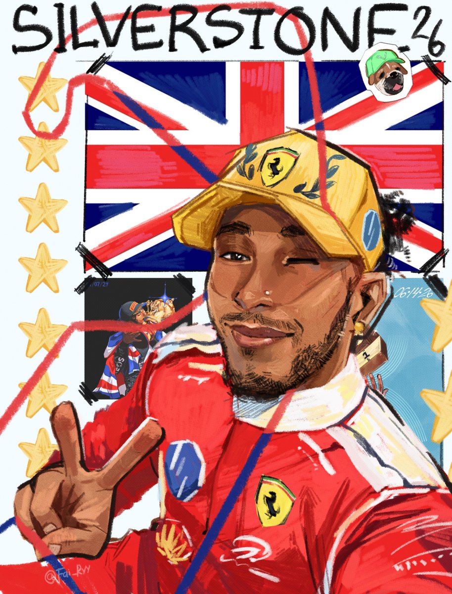 Fai_Ryy's tweet photo. LEW LEW HOME RACE 
#BritishGrandPrix #Teamlh https://t.co/hJcZweLAEQ
