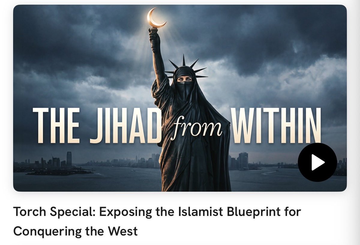 DeanHop1's tweet photo. @RezaC1 @ZohranKMamdani AKA COMMUNIST &amp; JIHADIST SYMPATHIZER! 
He is the younger version of Obama. Sent by the Muslim Brotherhood, to DESTROY AMERICA, eliminate Christian’s, Jewish people &amp; ANYONE who goes against their EVIL, RADICAL, &amp; OPPRESSIVE IDEOLOGY! 
Watch ~ “The Jihad from Within” on TORCH! https://t.co/WVOLAJ3fXf