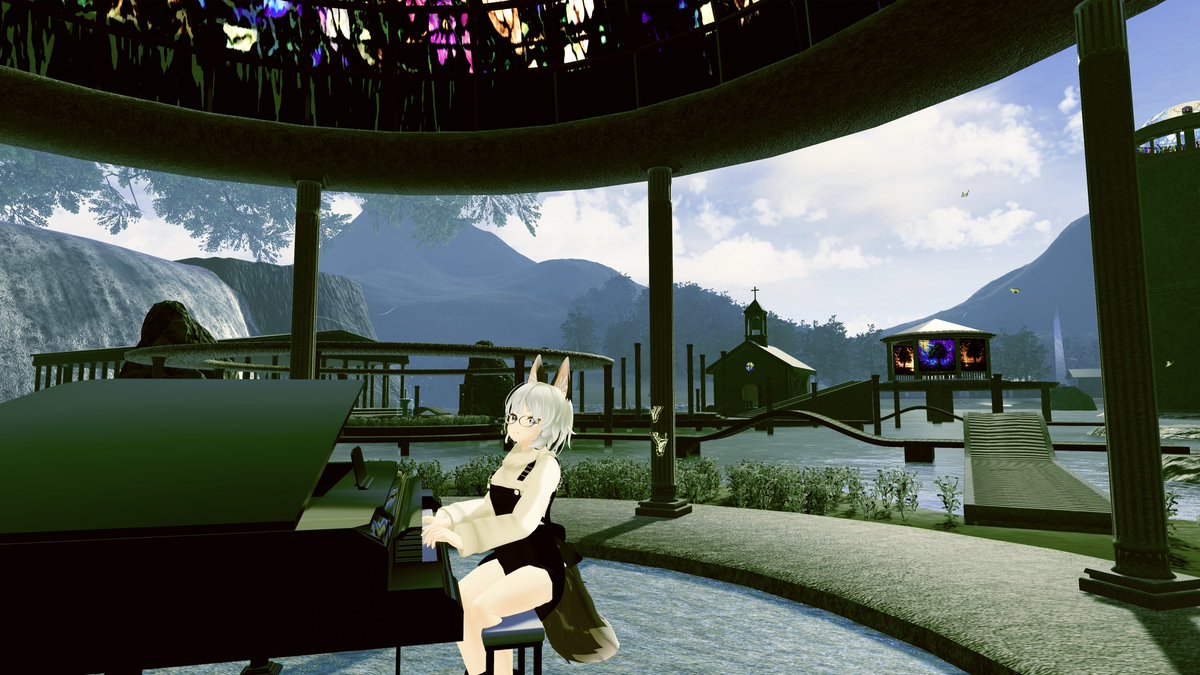 ogata0205's tweet photo. 🎹

World:Where Prayers Find Rest
By:みことだぉ
#VRChat https://t.co/h6ofMrmzax