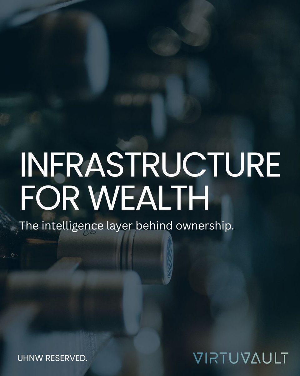 VirtuvaultIO's tweet photo. Wealth infrastructure is evolving around ownership intelligence, AI-enhanced valuation and verified ecosystems. Virtuvault operates at the centre of that evolution. https://t.co/rQK2A8Fzg9