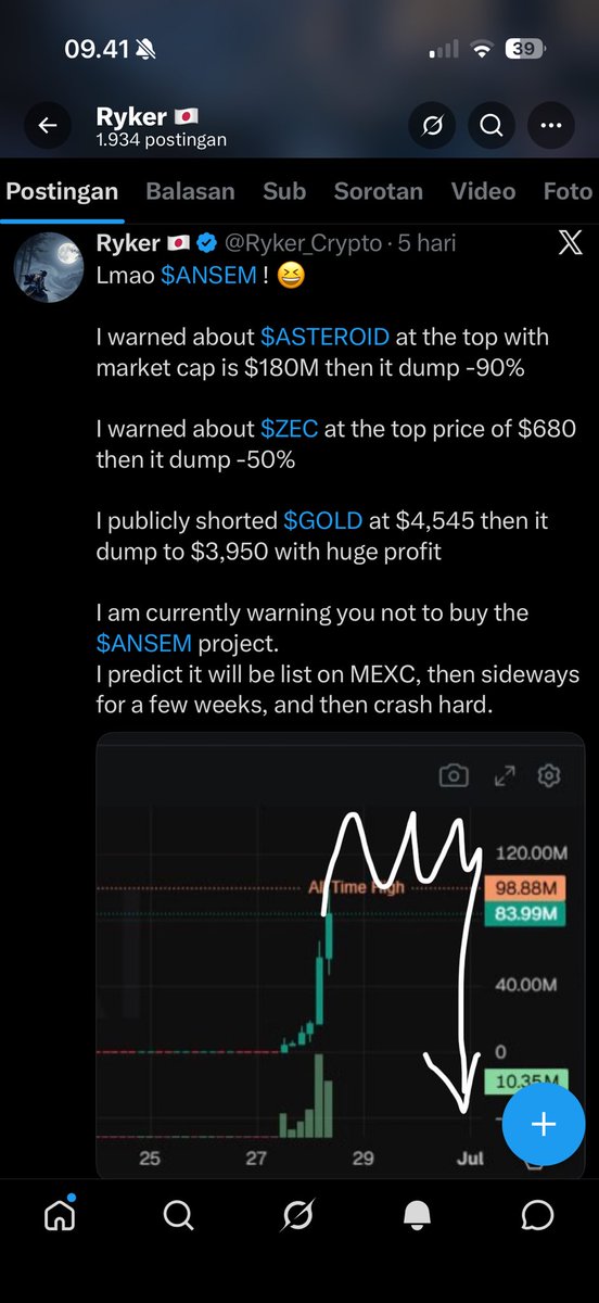 0x_Yaeger's tweet photo. Trust no one!

I trust this CT too much, so i missed the chance to buy solana:9cRCn9rGT8V2imeM2BaKs13yhMEais3ruM3rPvTGpump https://t.co/NErCXJ4kXm