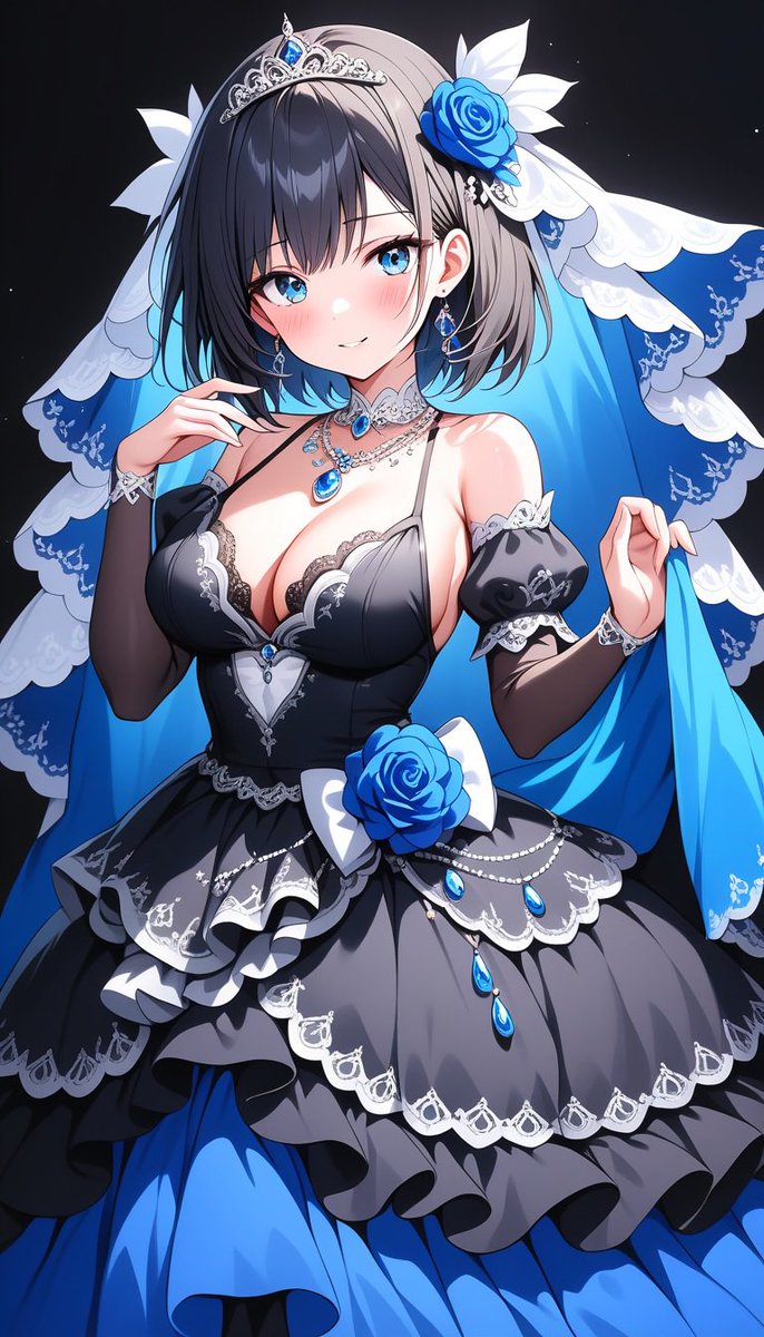 ドレスを着た私は綺麗でしょ 大佐参加しますね