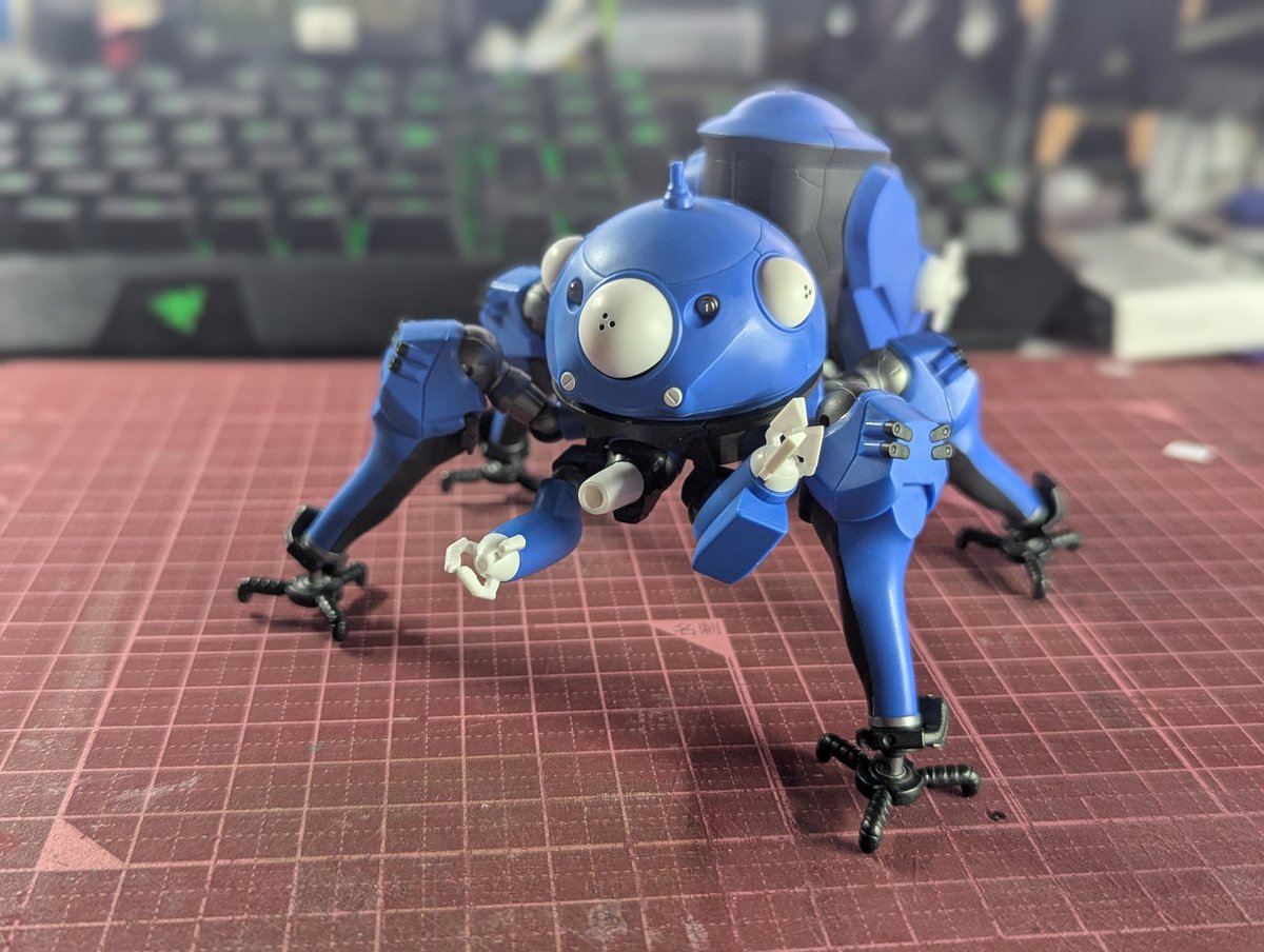nocchi_jun's tweet photo. ロボット魂のタチコマをお迎えしました

グリグリ動いてポーズがカッチリ決まります…！
良いもの買いました https://t.co/k6NPuogNGK