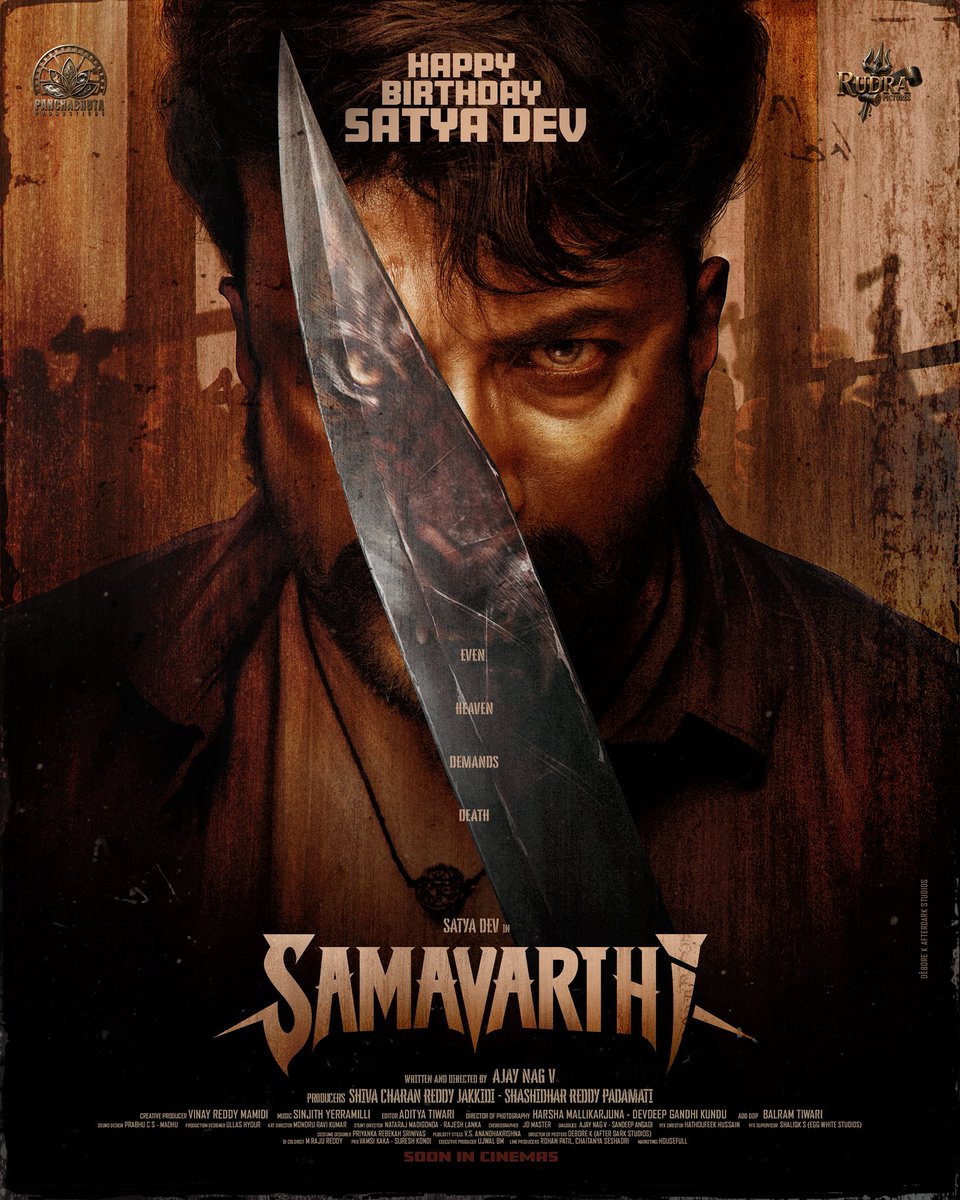 Rudra_Pictures's tweet photo. He is THE ONE, who never chooses the easy path... Only the Extraordinary one ❤️‍🔥

Wishing the ONE &amp; ONLY @ActorSatyaDev a very Happy Birthday! 👑✨

Here's to another unforgettable performance in #Samavarthi 🤞🏻🔥

#HBDSatyadev https://t.co/ulZPbiJ4iT