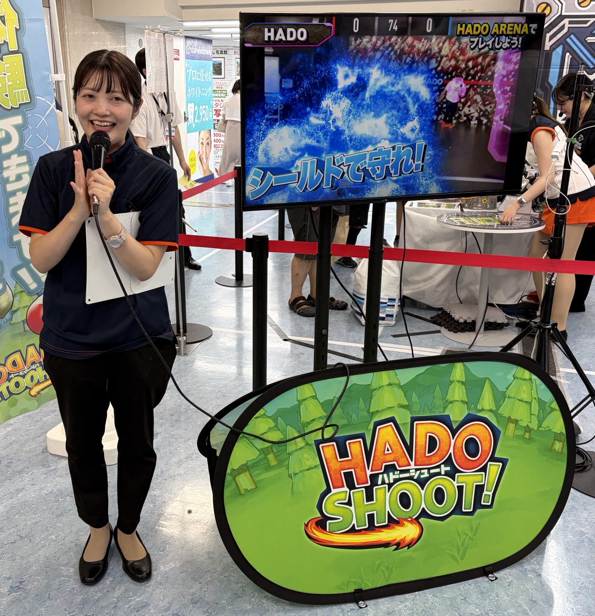 yodobashi_yoko's tweet photo. ／
ただいま #HADOSHOOT
体験イベント開催中✨
＼

ARで“撃つ”新感覚
店頭で体験してみませんか？😊

4歳以上ならどなたでもご参加いただけます！ https://t.co/a8ZYdz4hjC