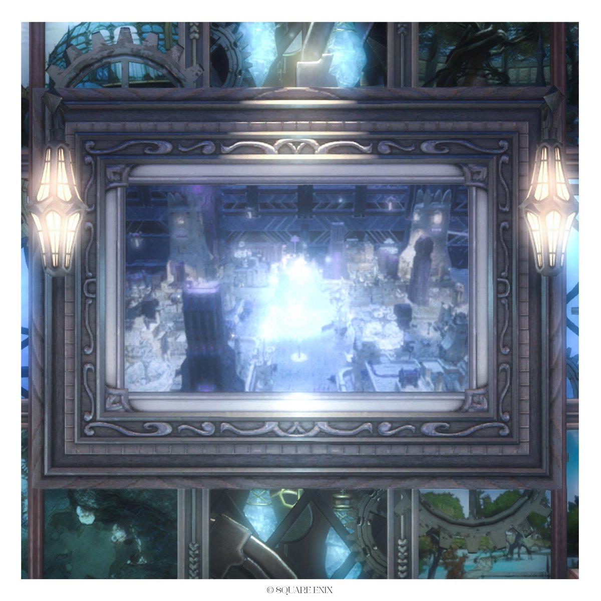 stroll_ff14's tweet photo. あまりにも綺麗で美しい蒼い空間でした
お邪魔しました𑁍 https://t.co/Cjb8SZf2Rt