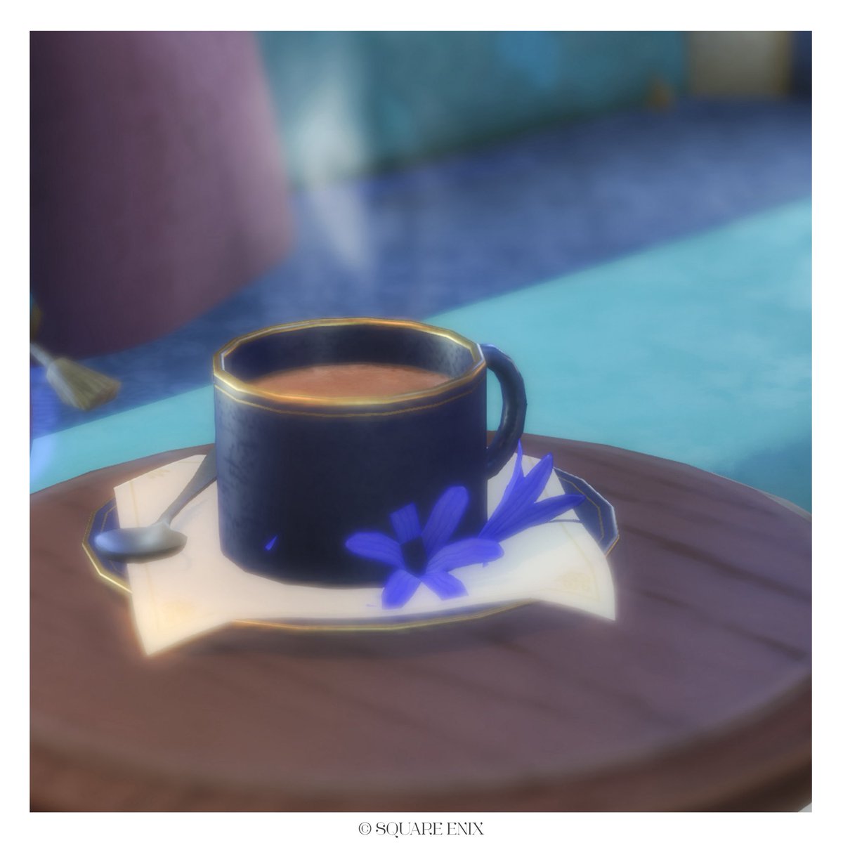 stroll_ff14's tweet photo. あまりにも綺麗で美しい蒼い空間でした
お邪魔しました𑁍 https://t.co/Cjb8SZf2Rt