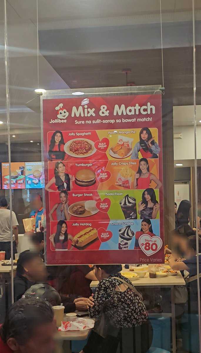 brickwons's tweet photo. naupdate na din pala yung mix and match jollibini posters... https://t.co/H2sdhohpKX