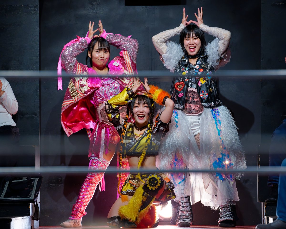 di_zhy's tweet photo. 2026.7.4 新木場1stリング

#tjpw #辰巳リカ #渡辺未詩 #HIMAWARI https://t.co/pyrtQ4lCLL