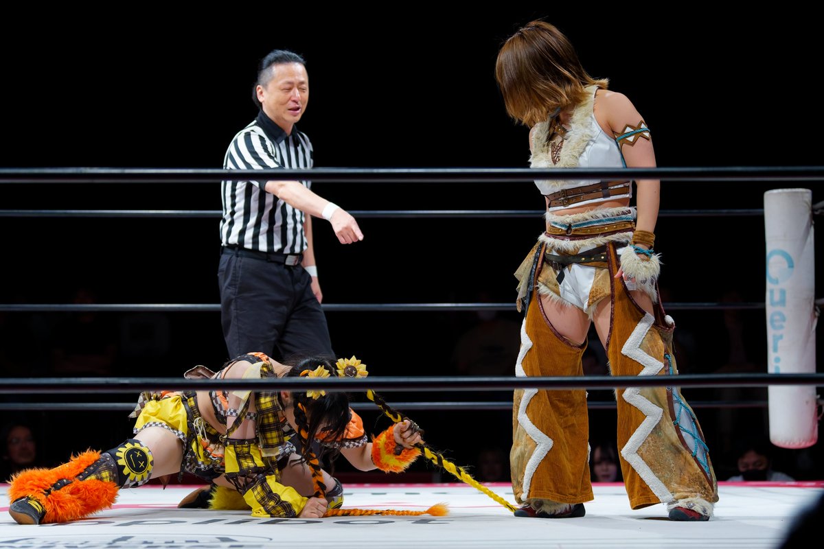 di_zhy's tweet photo. 2026.7.4 新木場1stリング

#tjpw #辰巳リカ #渡辺未詩 #HIMAWARI #中島翔子 #ハイパーミサヲ https://t.co/gI2bDVPqUH