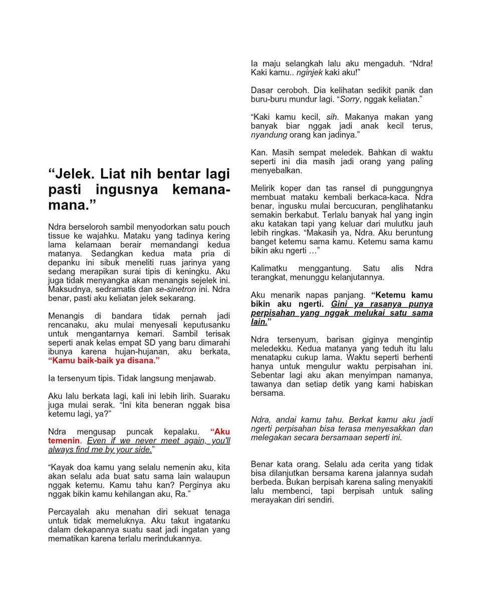 pencorner's tweet photo. Karena jalannya sudah berbeda. https://t.co/5Via8eZijo