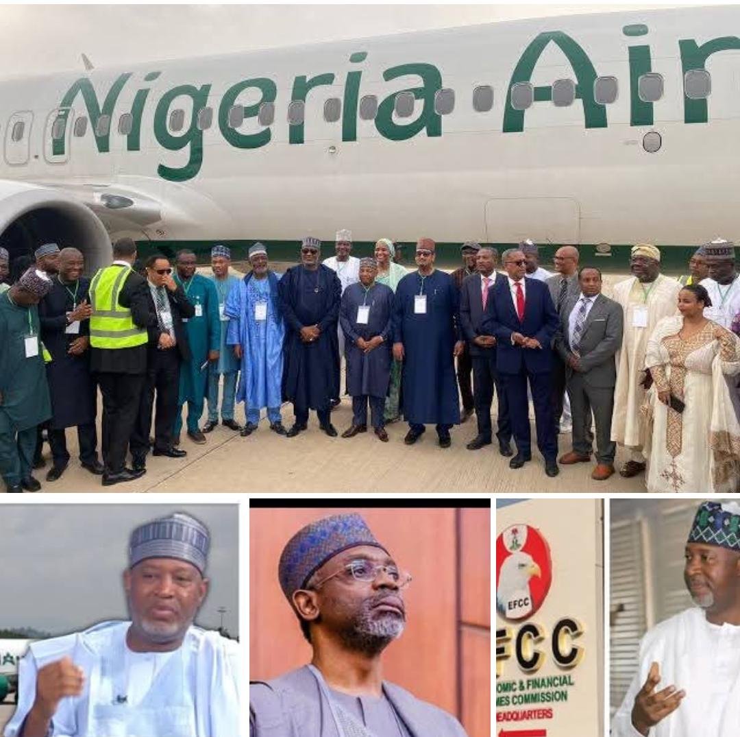 RealQueenBee__'s tweet photo. Do you believe the @officialEFCC is fighting corruption or an arm of the APC?

Are they aware of the Nigeria Air scam?

But what's certain is that if Hadi Srika leaves the APC today, he will be arrested by the EFCC the next day.

The fight against Corruption in Nigeria is a joke. https://t.co/98Rv3WNeLL